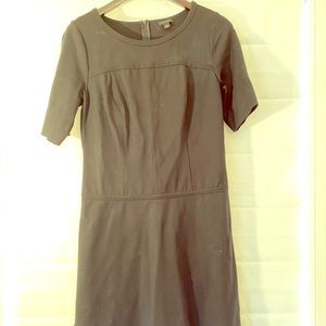 Black Ann Taylor Drop Waist Dress